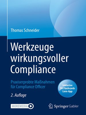 cover image of Werkzeuge wirkungsvoller Compliance